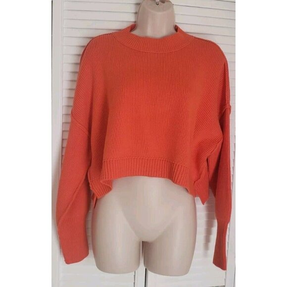 Free People Orange Sweater - Picture 4 of 9